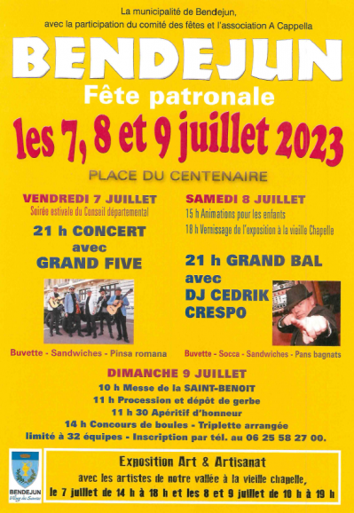 Fete bendejun 2023