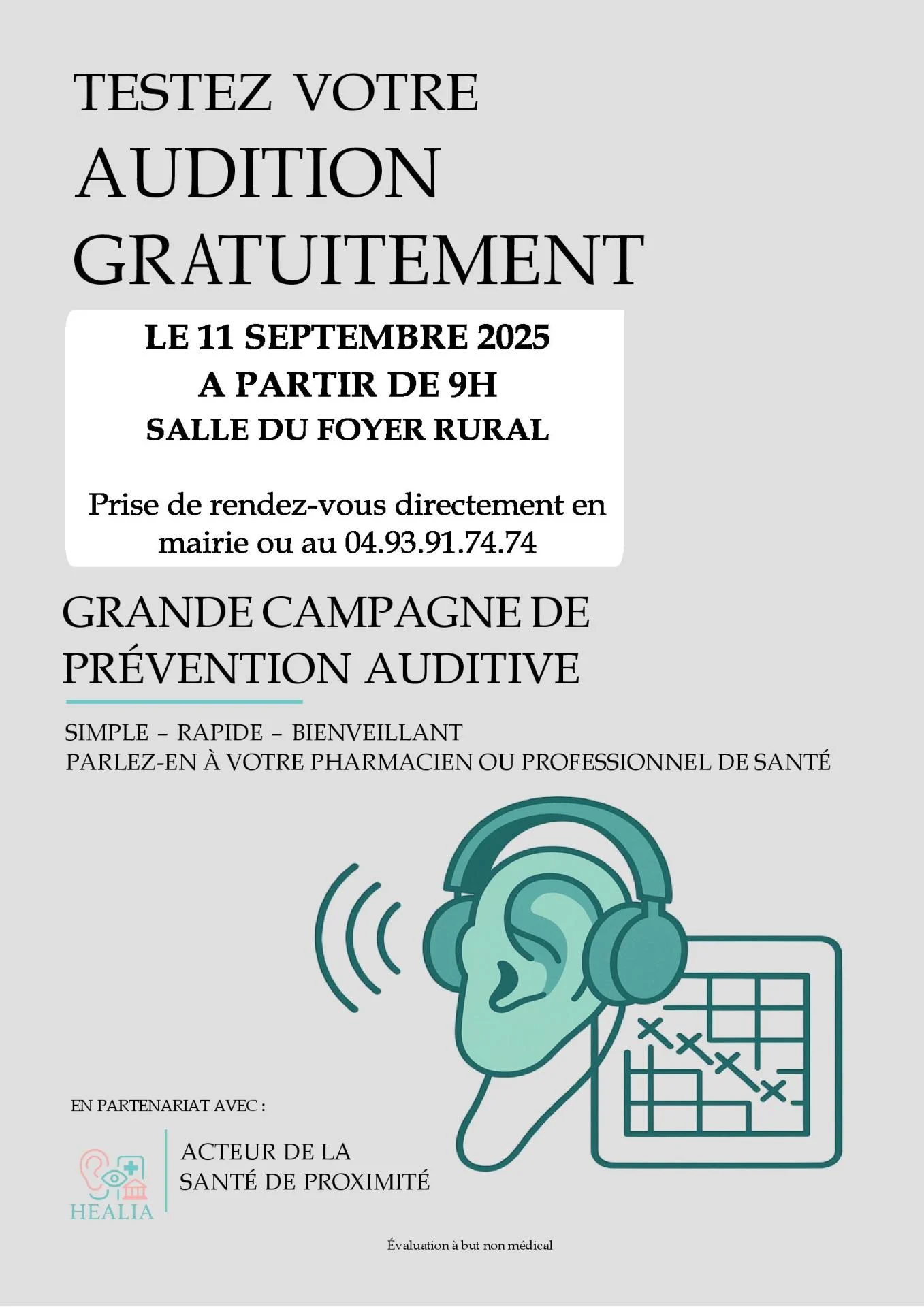 Testez votre audition